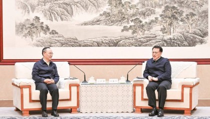 袁家军胡衡华会见国家金融监督管理总局局长李云泽