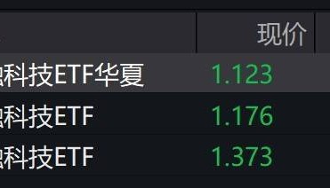 金融科技概念股早盘走弱，相关ETF跌约2%