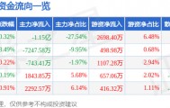 股票行情快报：圣泉集团（605589）8月8日主力资金净卖出1.15亿元