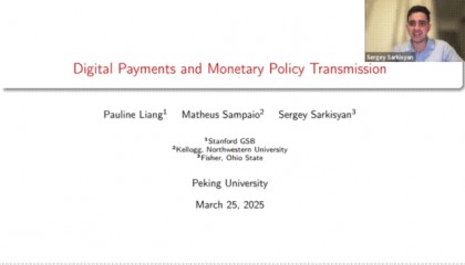 【讲座回顾】北大数字金融Workshop第三讲 | Sergey Sarkisyan: 数字支付与货币政策传导