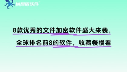 8款优秀的文件加密软件盛大来袭，全球排名前8的软件，收藏慢慢看