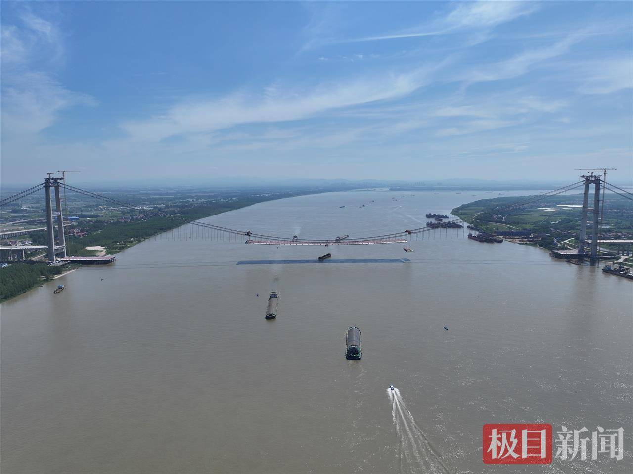 为防止鸟儿误撞,武汉双柳长江大桥将建400米长“防护罩”