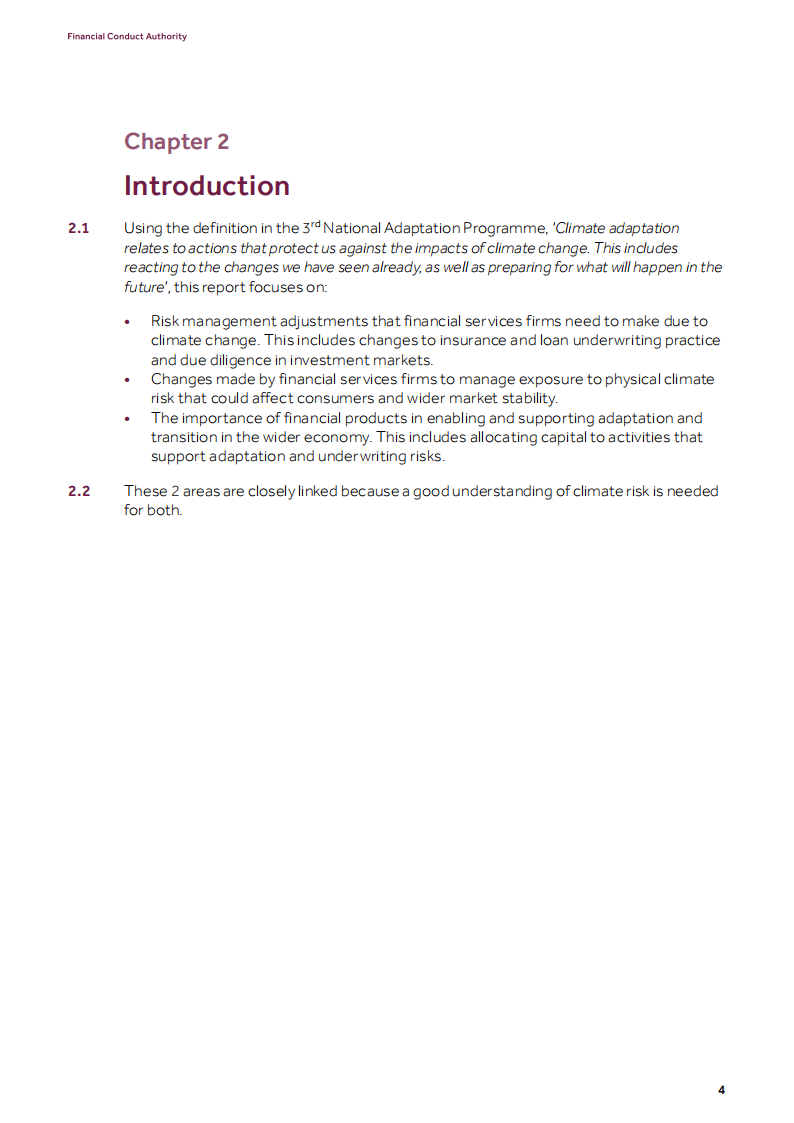 英国金融监管局:金融行业气候适应报告(英文版)