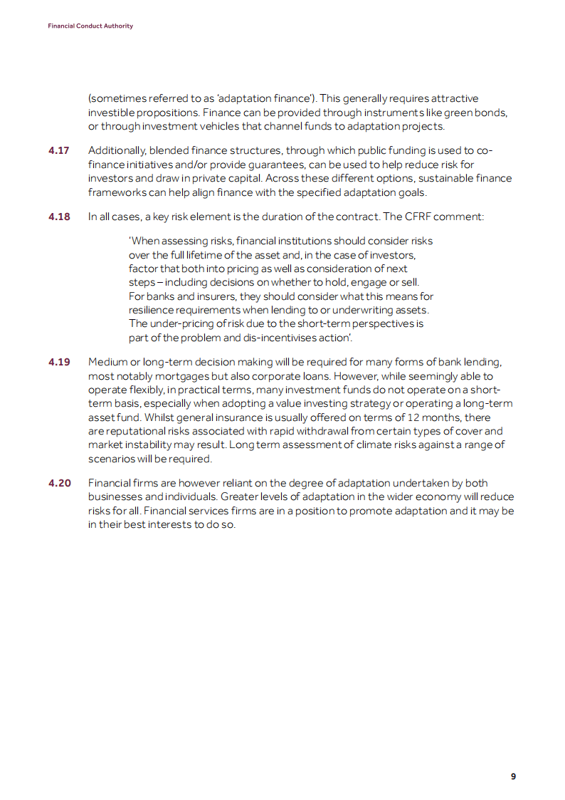 英国金融监管局:金融行业气候适应报告(英文版)