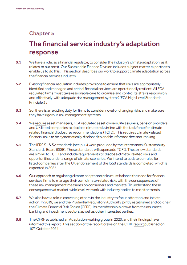 英国金融监管局:金融行业气候适应报告(英文版)