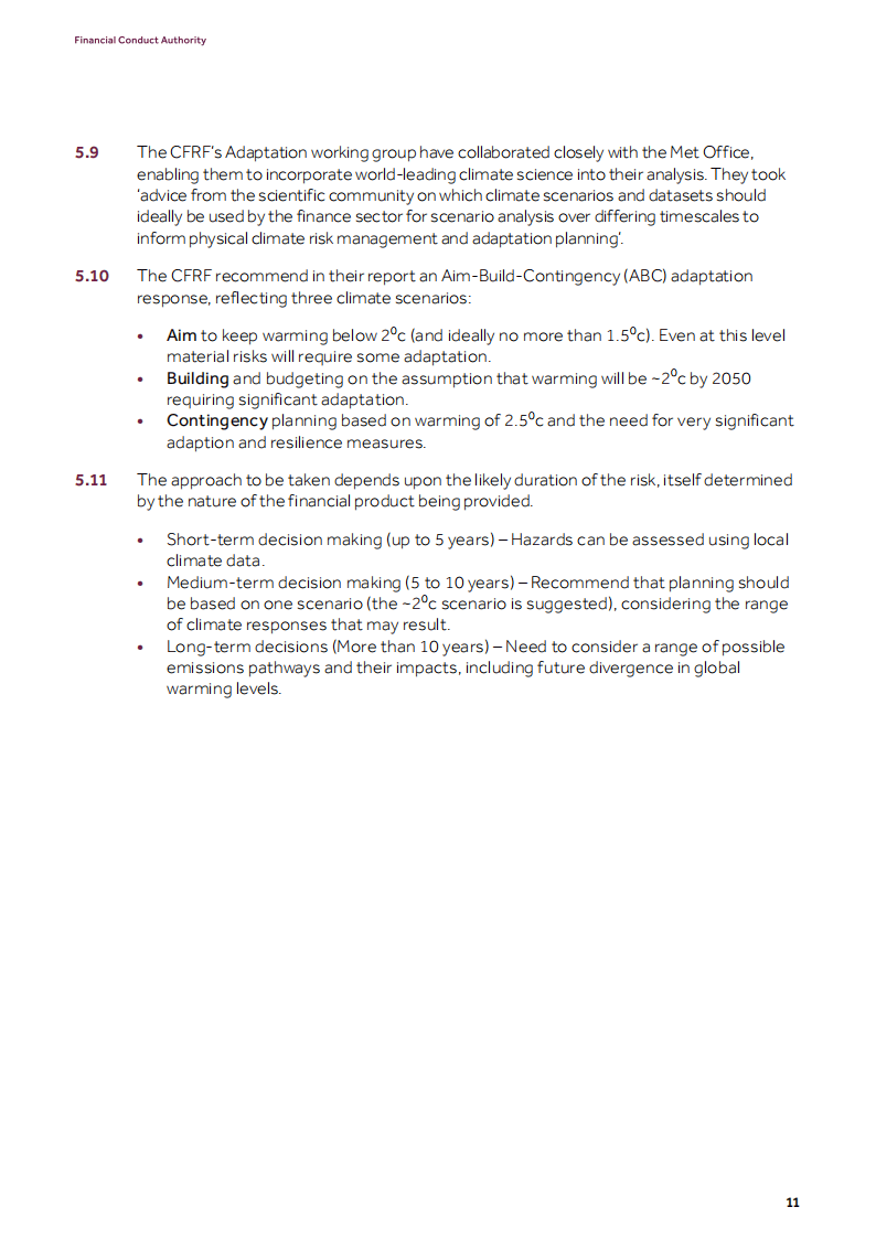 英国金融监管局:金融行业气候适应报告(英文版)