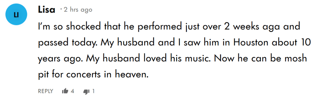 “活传奇”去世!17天前还在开演唱会……