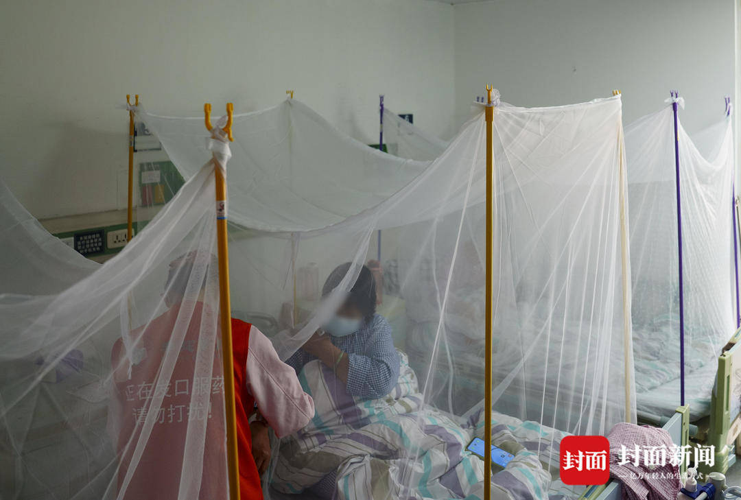 探访佛山基孔肯雅热定点医院:病床上加装了蚊帐,已有近300人治愈出院|封面头条